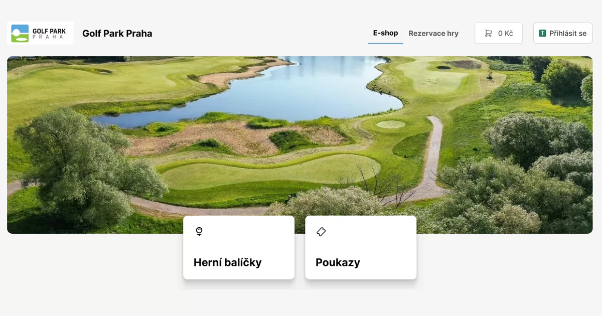Nakupujte na našem e-shopu Golf Park Praha