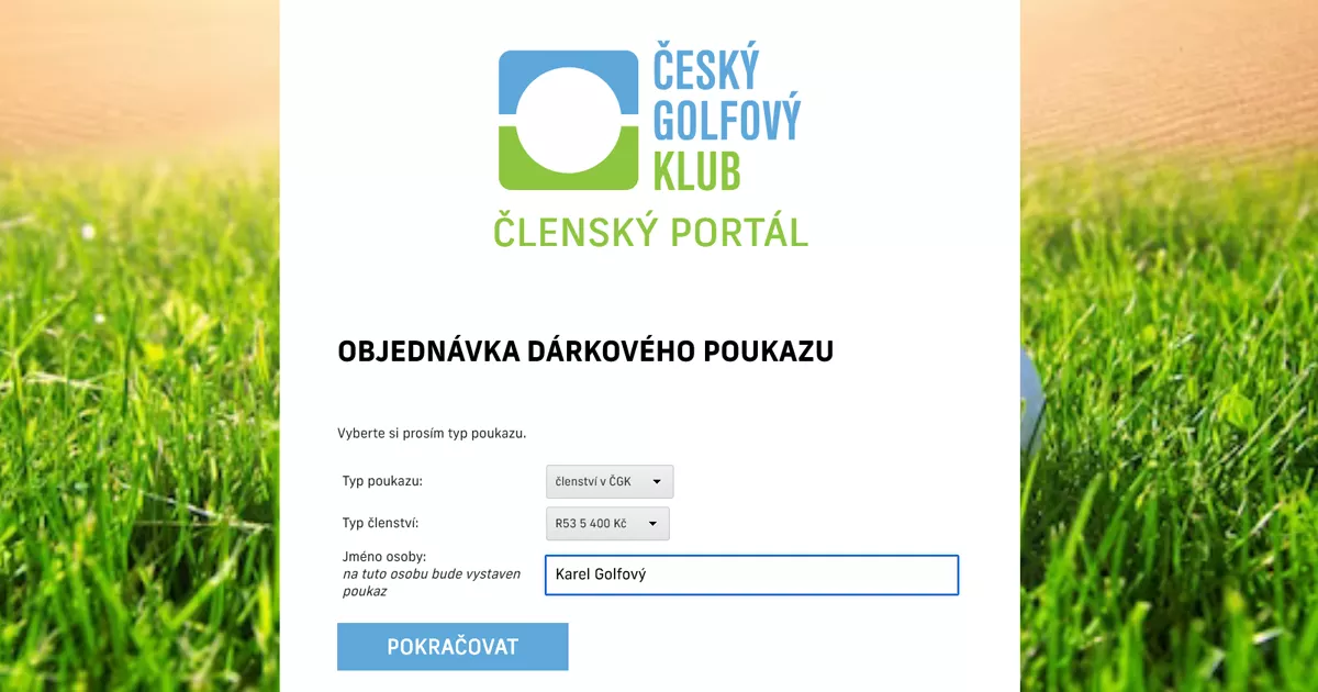 Nově na webu ČGK: dárkové poukazy online